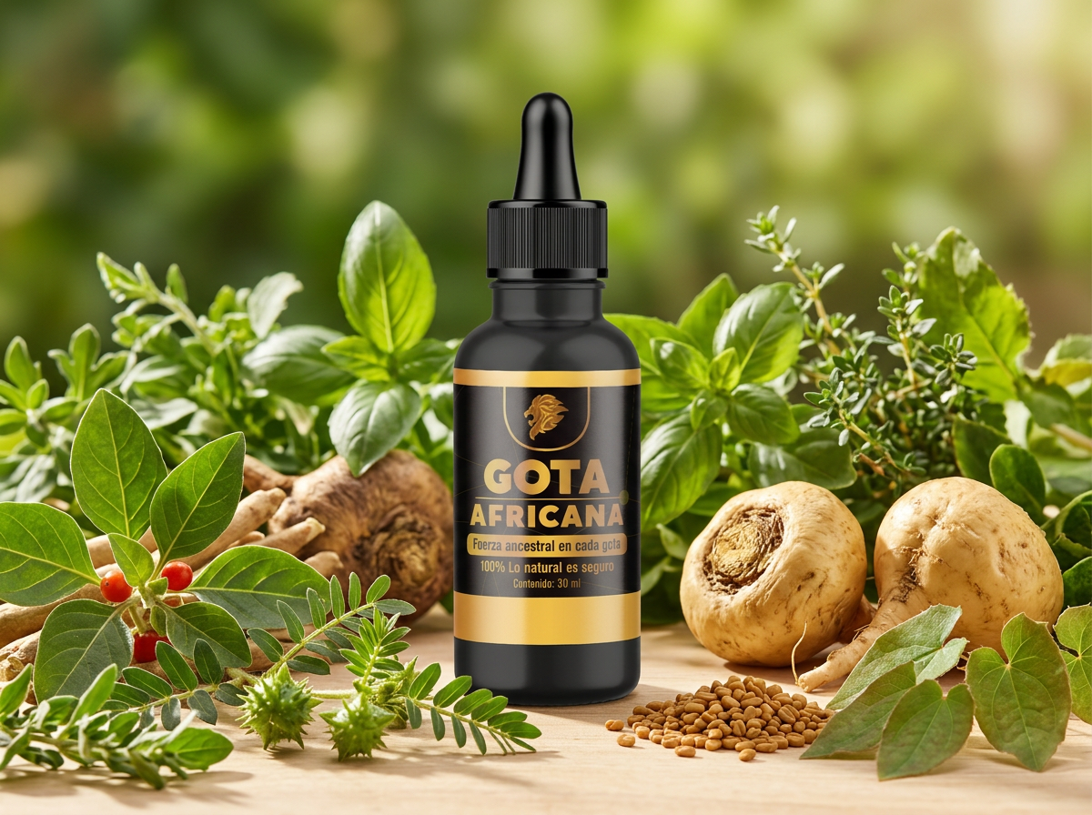 Ingredientes botánicos naturales de Gota Africana