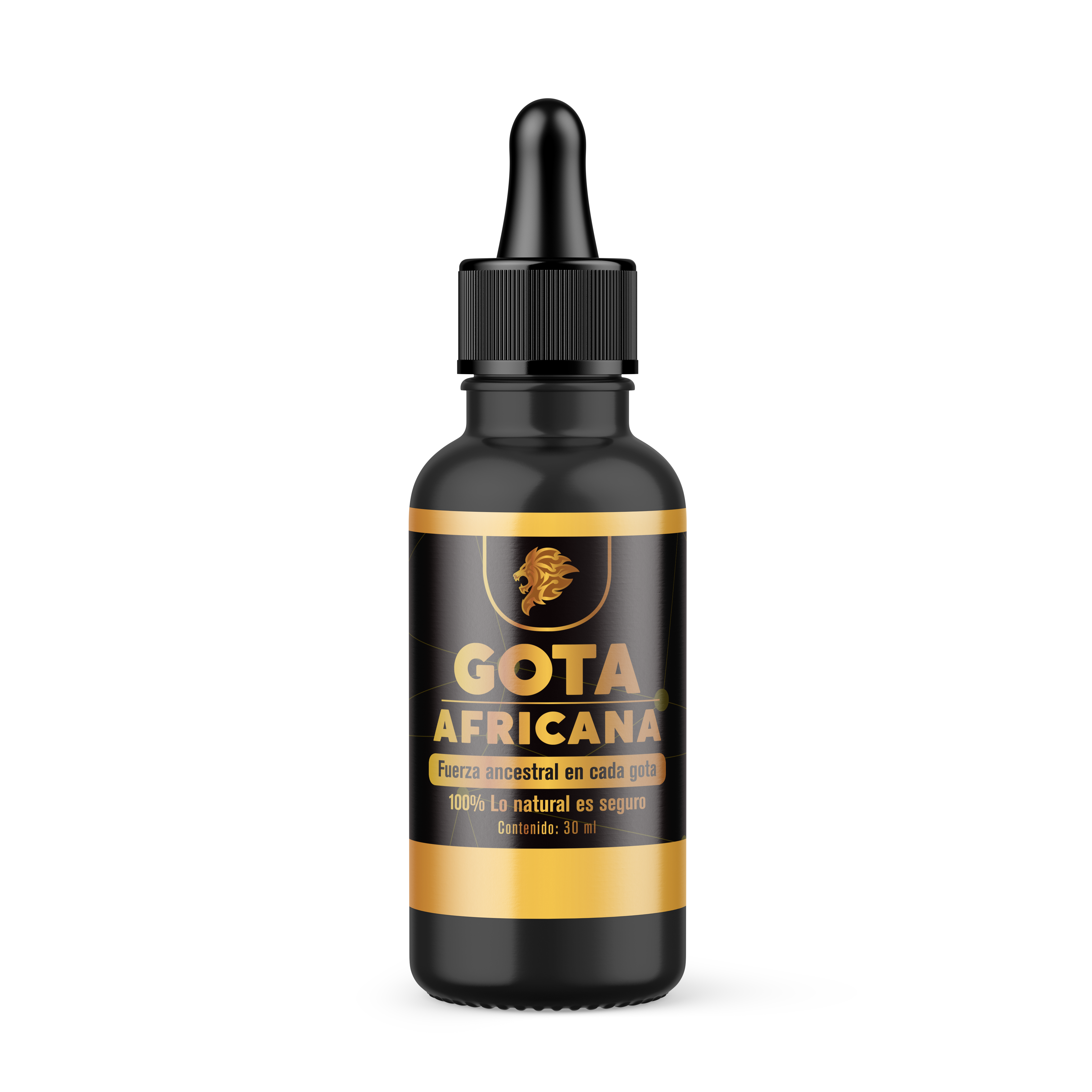 Frasco de Gota Africana gotas para la potencia masculina en Colombia